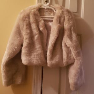 Faux fur coat